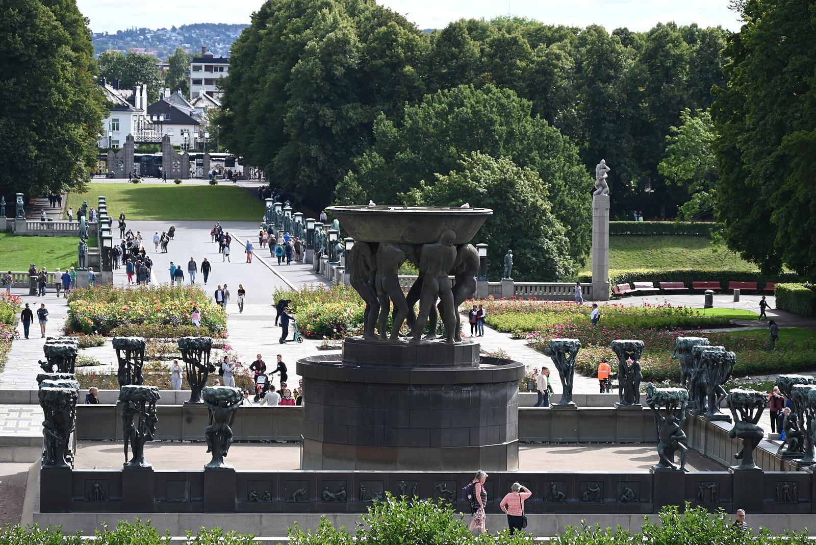 The fountain at Frogner Park, Oslo, Norway 52679843388
